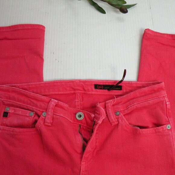 AG Adriano Goldschmied Pink Skinny jeans 27 - Picture 3 of 6